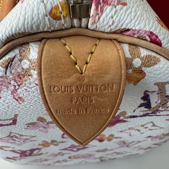 Louis Vuitton Speedy - Watercolor Aquarelle size 30. - Picture 3 of 13